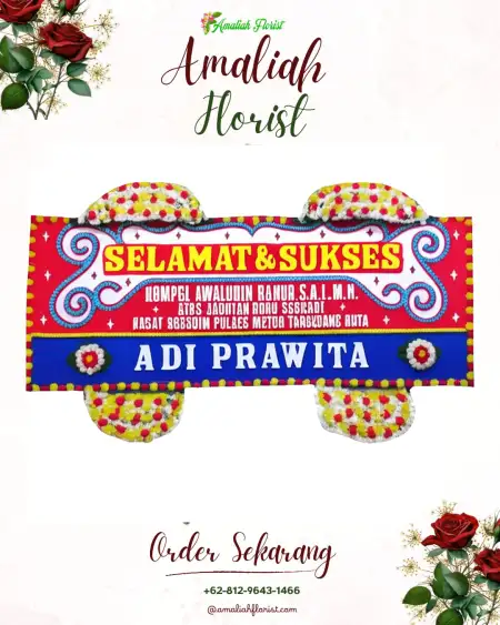 Papan Bunga Ucapan Selamat Cisukadana